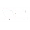 C-Racer Square Side Number Plates for SCR4 Seat - USNP4